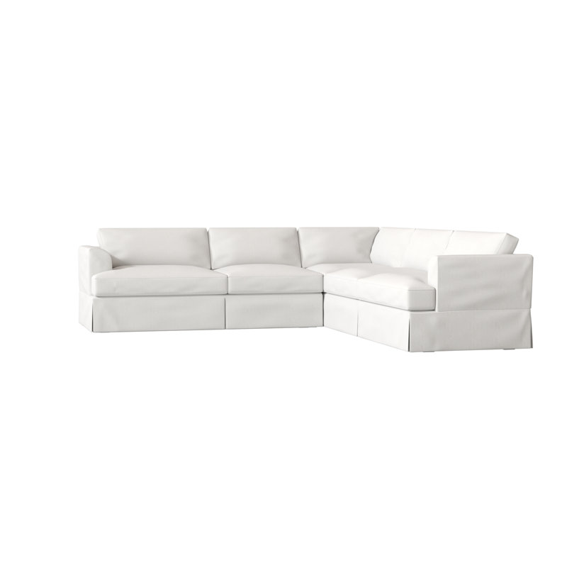 Wayfair Custom Upholstery⢠Alessandra 115 Wide Cotton Down Cushion Corner Sectional & Reviews dallas cowboys women's tights